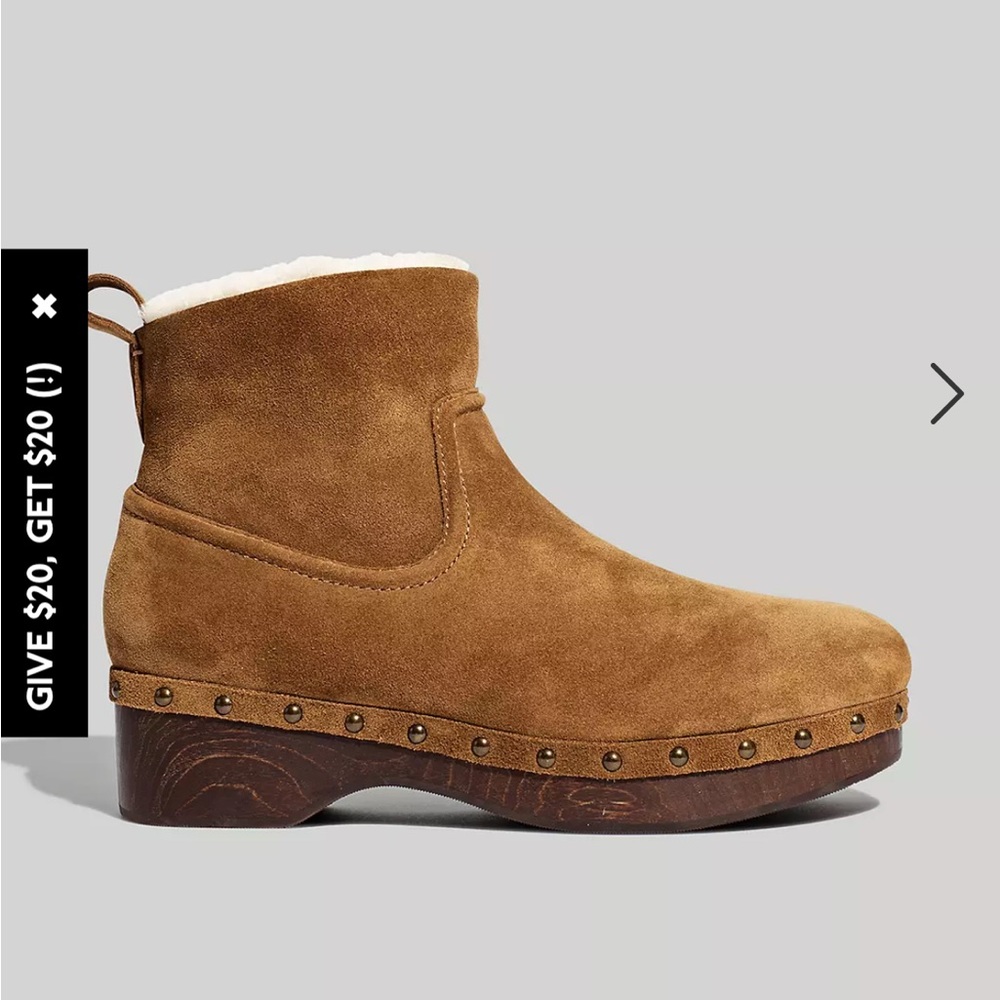 Madewell Marcelina clog boot - never worn